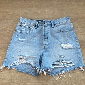 Abercrombie High Rise 4” Shorts